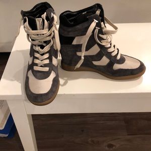 Sam Edelman half platform/high heeled sneaker